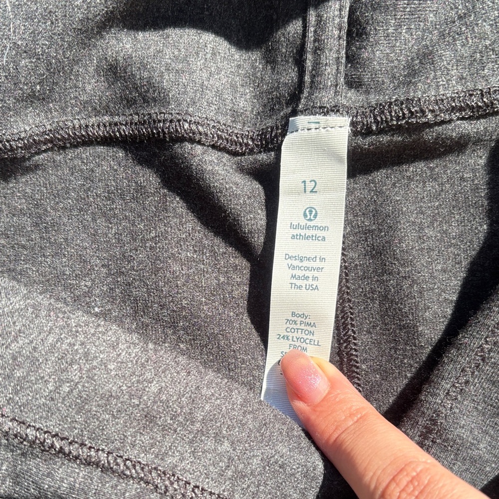 lululemon athletica Charcoal Hooded Sweater - Picture 4 of 7